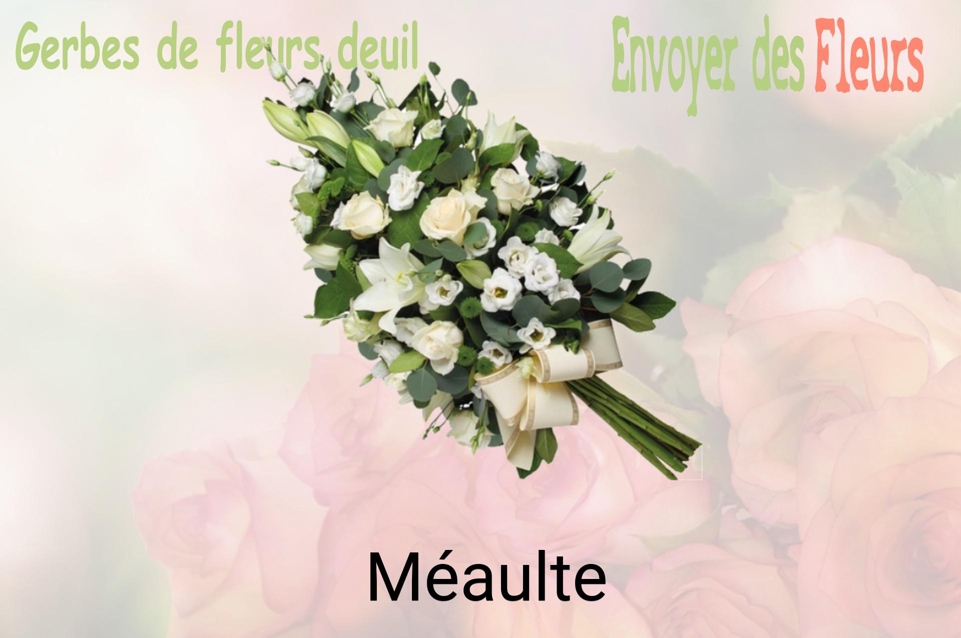 Gerbe de fleurs de deuil livrée à Méaulte